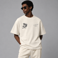 The Chaotic Wolf Tee - Off White