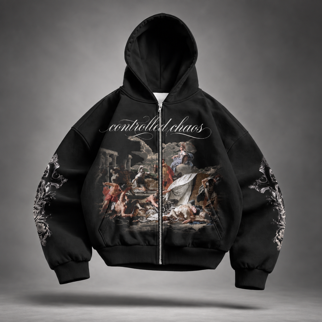 Vintage Chaos Graphic Hoodie