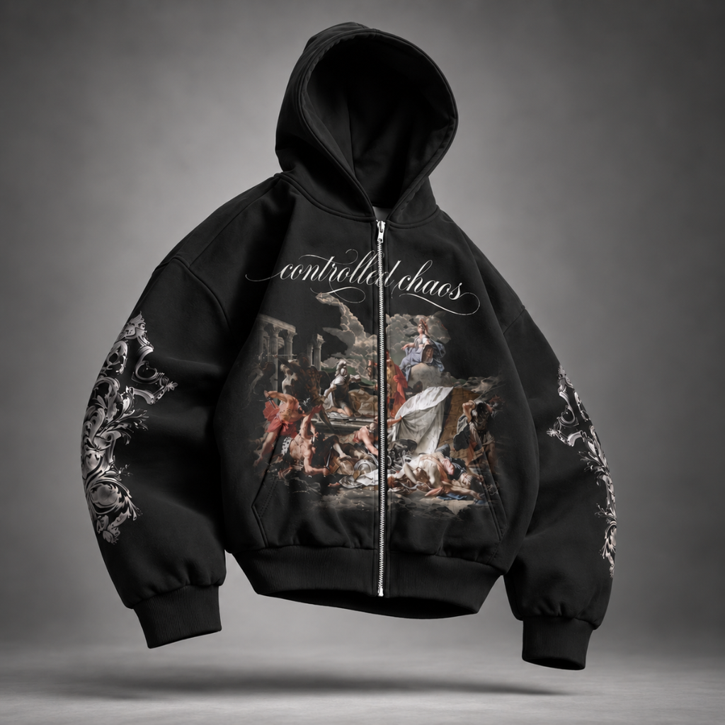 Vintage Chaos Graphic Hoodie
