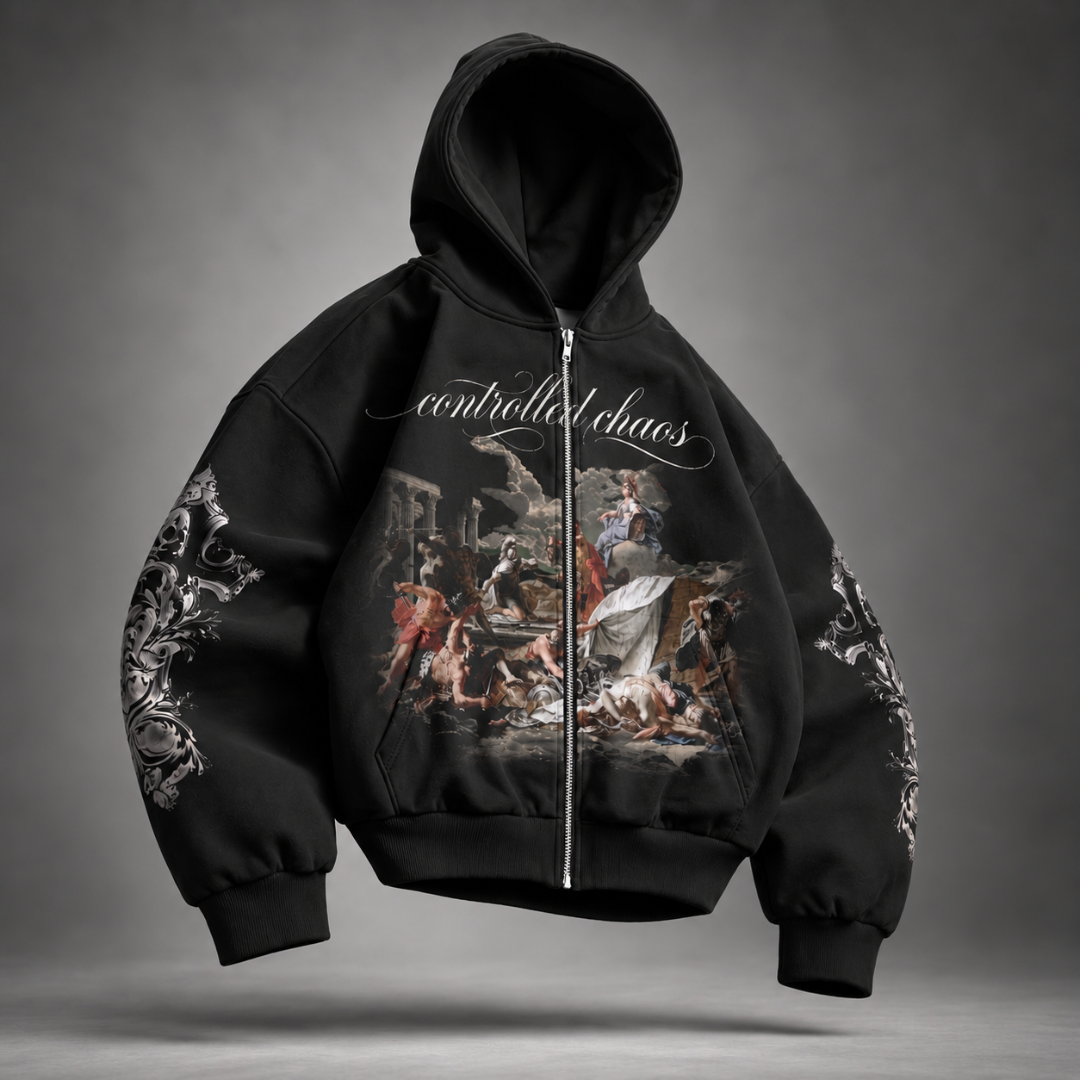 Vintage Chaos Graphic Hoodie