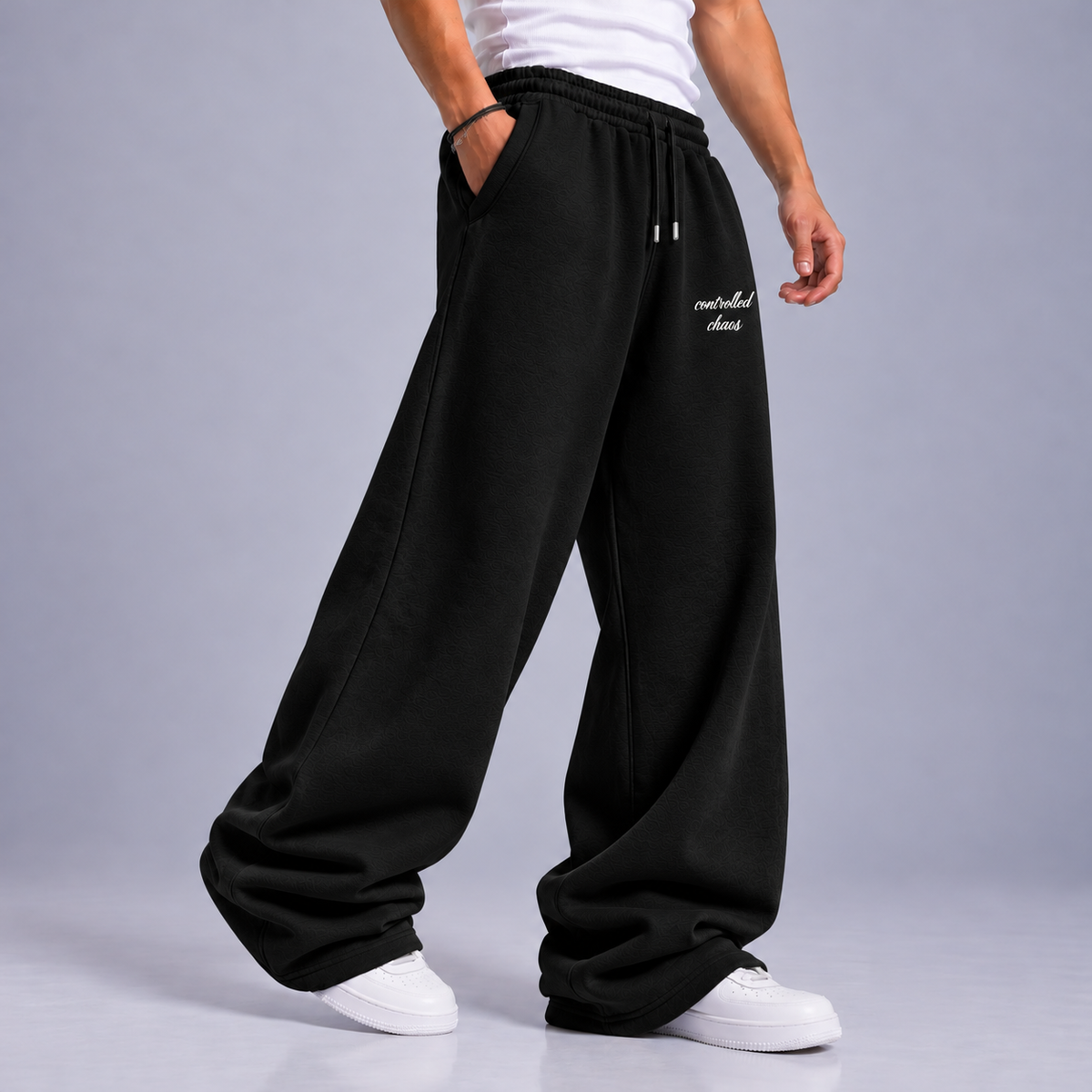 Black Baggy Sweatpants