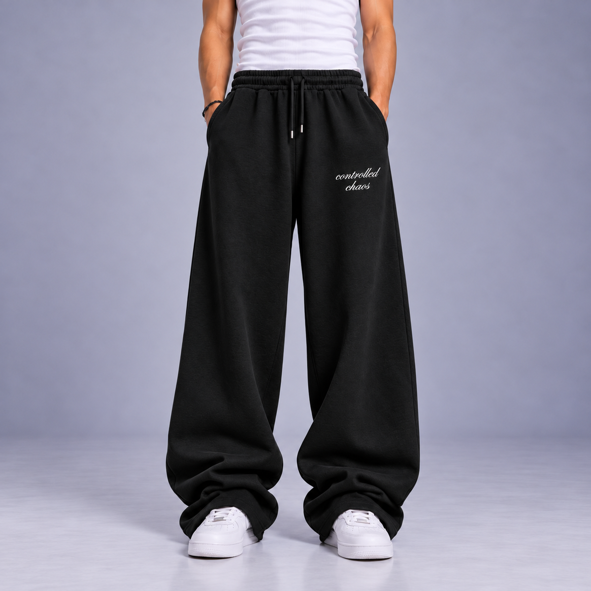 Black Baggy Sweatpants