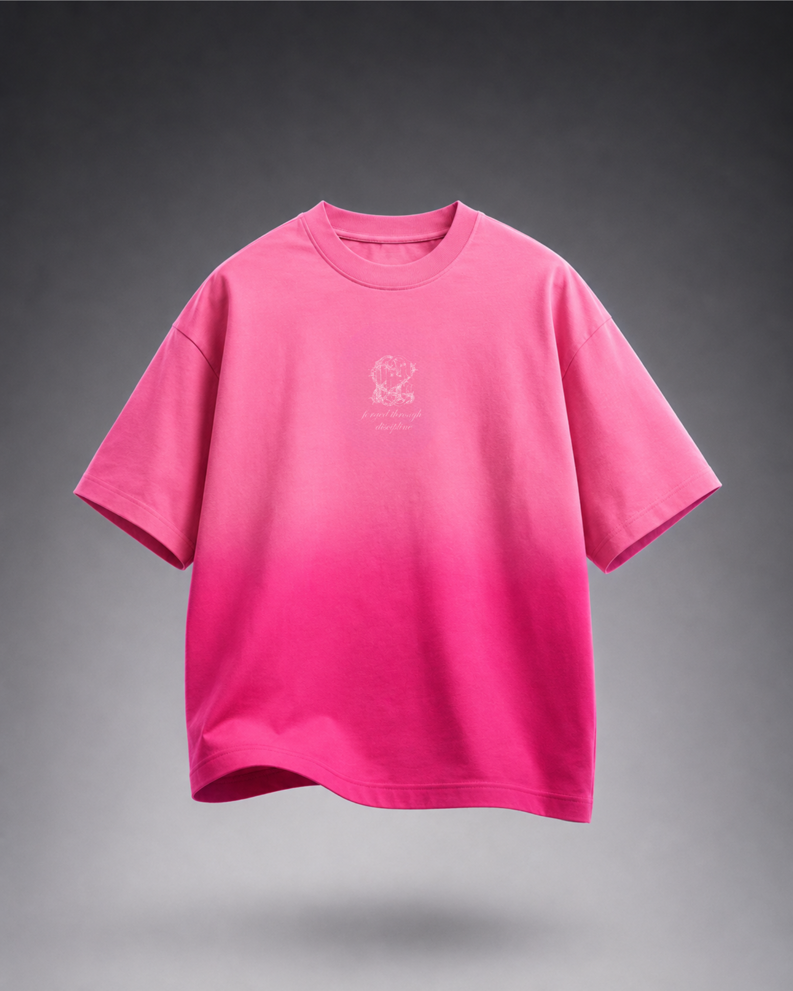 Hell ombré tee (Pink)