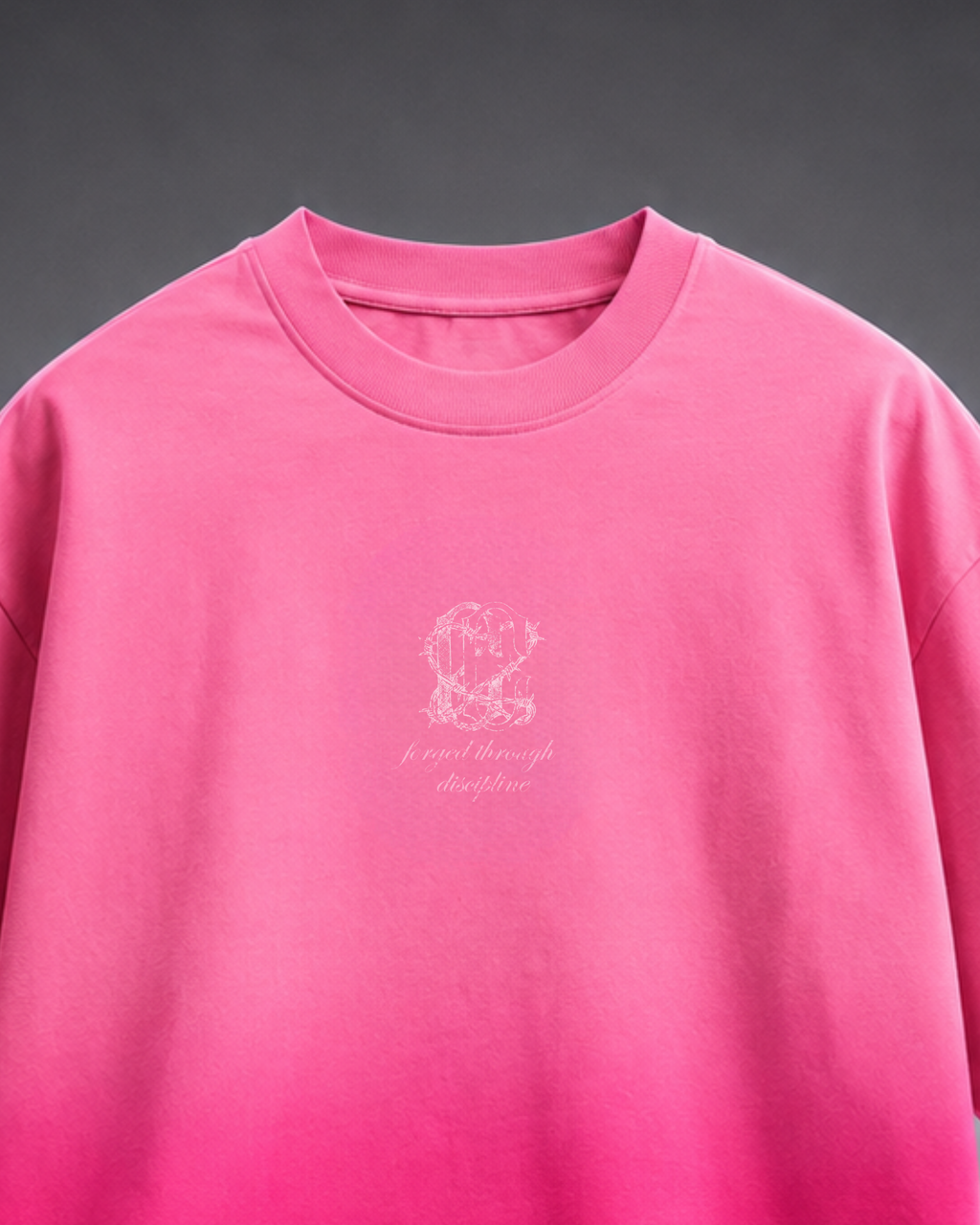 Hell ombré tee (Pink)
