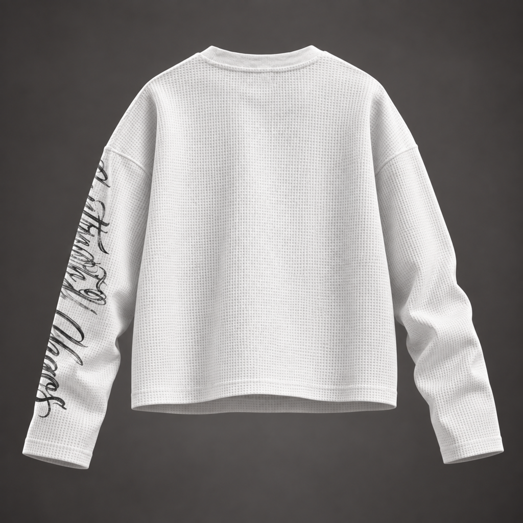 SAKURA DREAMSCAPE WAFFLE SWEATSHIRT