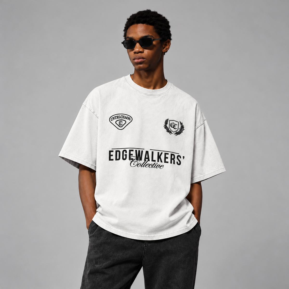 Edgewalkers' Collective Tee - Off White