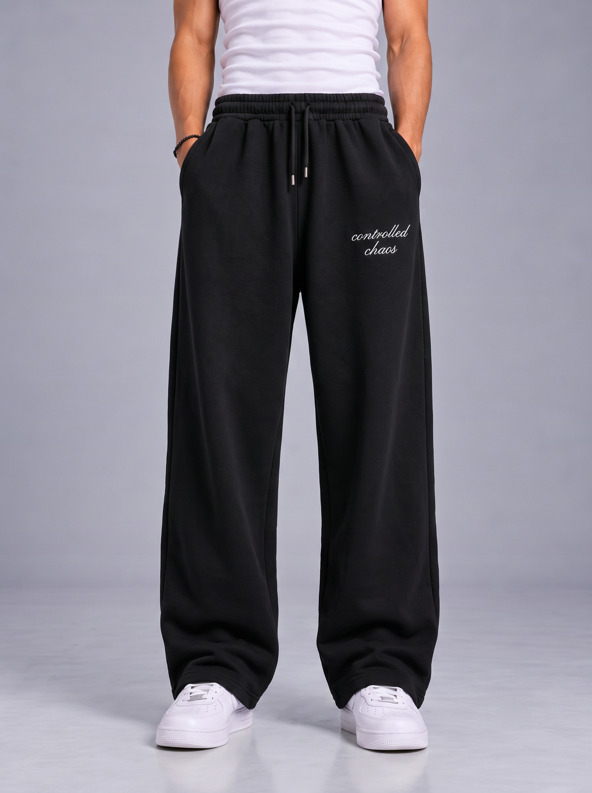 Black Baggy Sweatpants