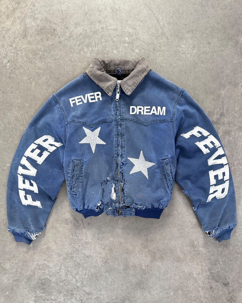 FEVER DREAM DENIM BOMBER JACKET