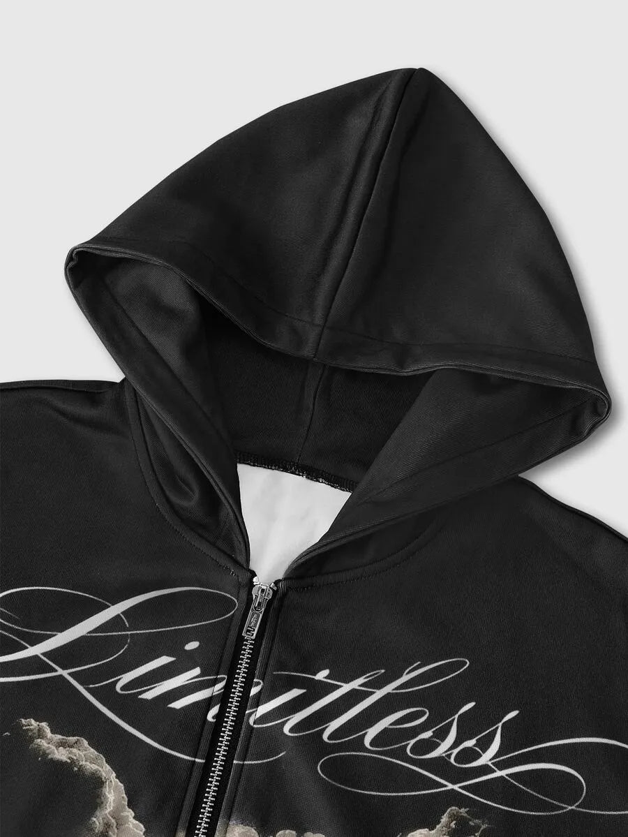 Vintage Chaos Graphic Hoodie