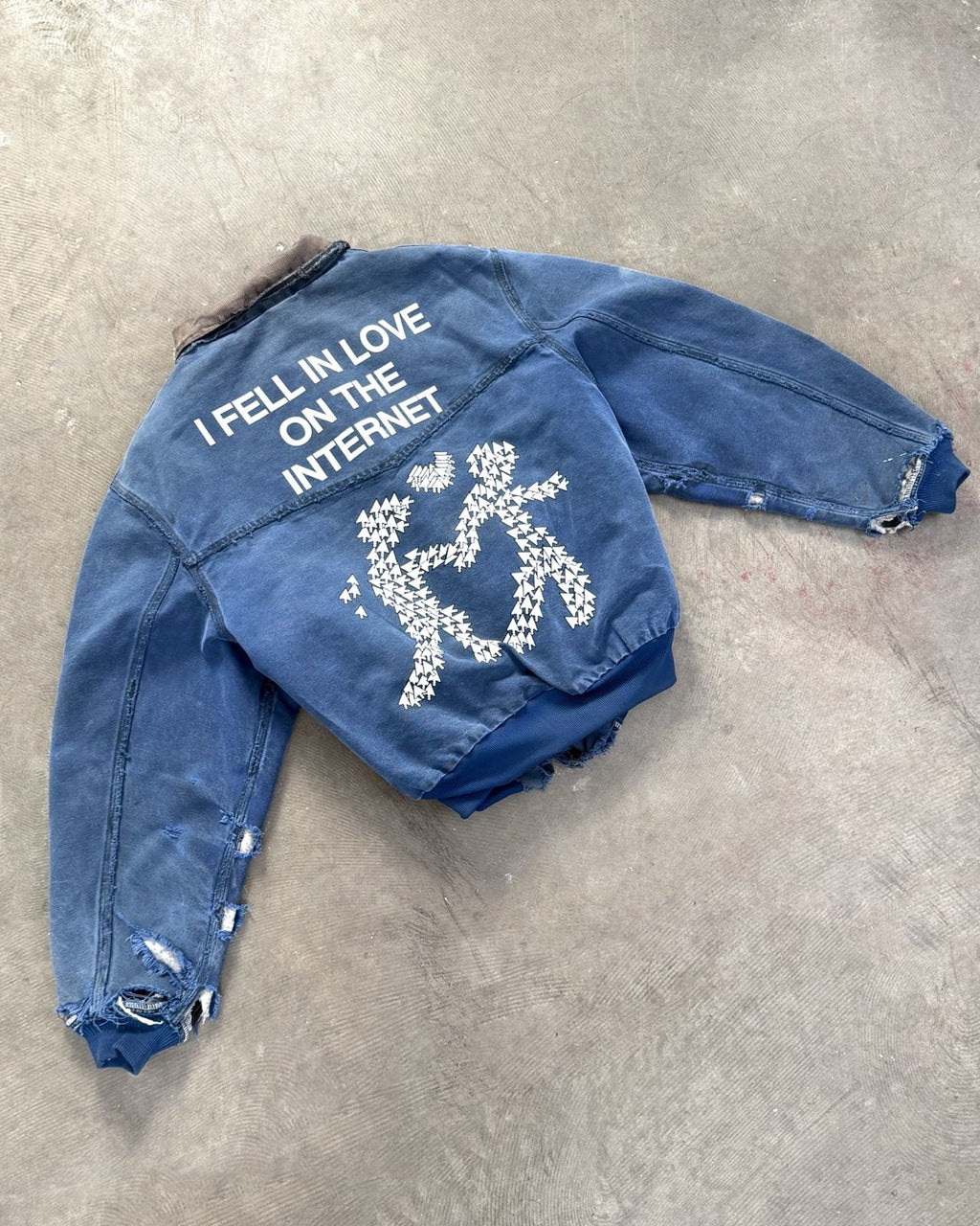 FEVER DREAM DENIM BOMBER JACKET